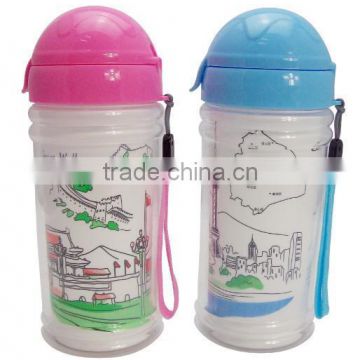 CCHC-012 480ml 2014 New Design Hot Promotion Double Wall Plastic Travel Mug with 450ml