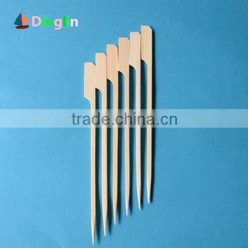 Disposable kebab bamboo skewers with handle in China