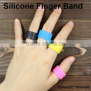 Size logo OEM non-stick elastic custom silicone thumb ring
