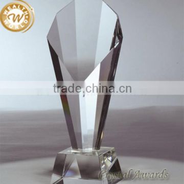 Designer OEM high quality crystal glass award trophy