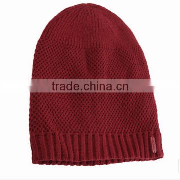 promotion good quality lovely wholesale knitting unisex cap