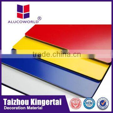 Alucoworld 12 years High strength china acp cork walls panels of aluminum composite panel plastic