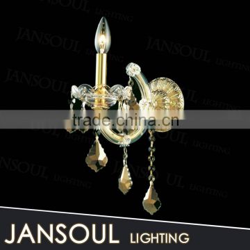 magnifying promotional alibaba website hot sale hanging wall lamp mounted crystal chandelier with e14 light bulb