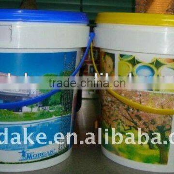 Automatic high speed plastic bucket printing machine