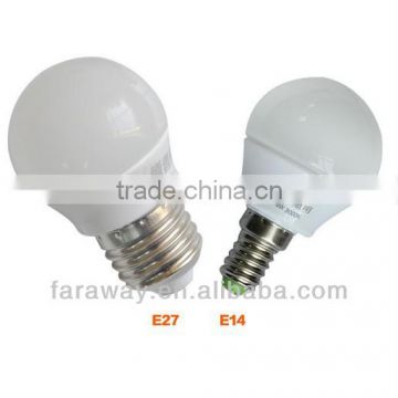 3w white led bulb with E14 connector