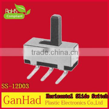 High quality 1P2T 0.3A 50V AC slide switch