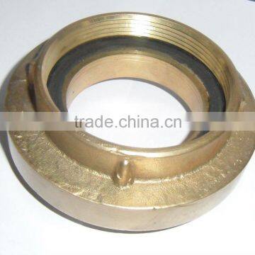 Brass/aluminum storz fire hose coupling for connecting fire hose