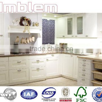 Hot-sell PVC menbrane kitchen cabinets with best price