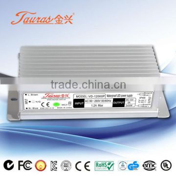 12V Waterproof LED Power Supply 60W CE ROHS approved VD-12060P tauras