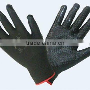 nylong and pvc protective glove
