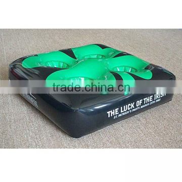 plam tree inflatable float drink holder at factory price