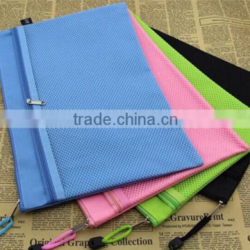 Hot Selling Top Quality A4 A5 PP File Bag / PVC Document Bag