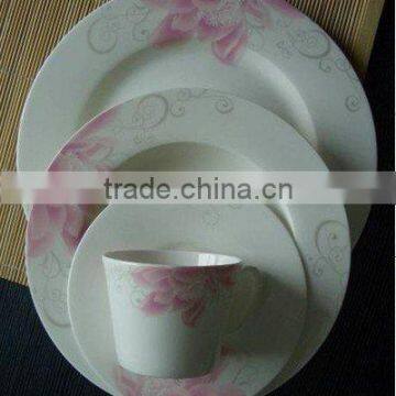 Bone china porcelain paltes