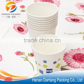 Fancy printed single wall paper cup for coffee