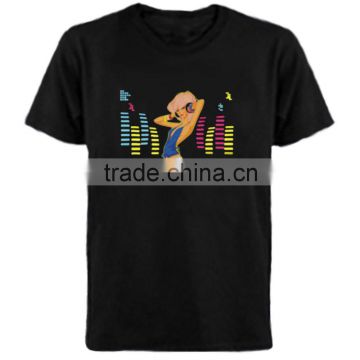 el promotional t-shirt with 4pcs AAA battery inverter