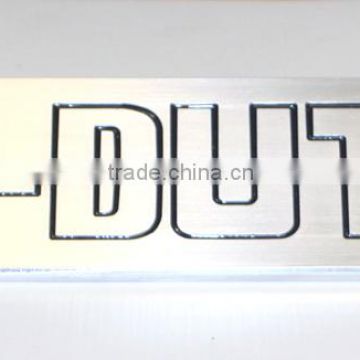 All Sales Rear Sill Plate S-DUTY-Brushed