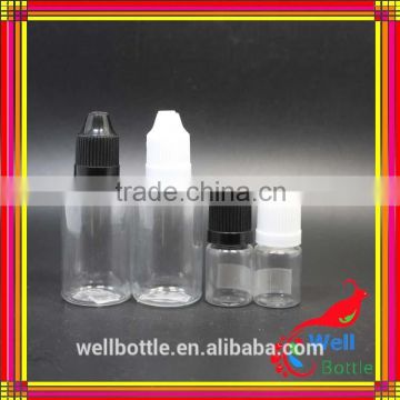 10ml 15ml 20ml 30ml pet plastic bottle with 30ml dropper bottle for e cig liquid bottle PET120R