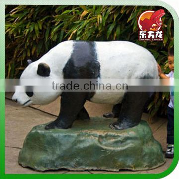Lifelike Animal Theme park panda model for park decoration on sale