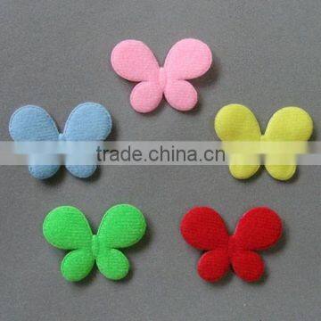 Mix Butterfly Fabric Padded Applique Embellishments