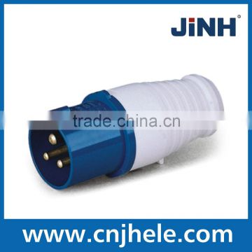 Industrial power plug LEE 013 014 015 3pin 4pin 5pin 16A 32A IP44 industrial plug