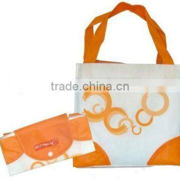 Folding shopping bag with 1C silk printing