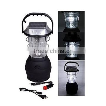 3 Mode 36 LED Hand Crank Solar Lantern Bright Rechargeable Outdoor Camping Light