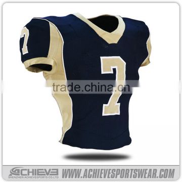 2016 american custom football jersey with Wicking fabric