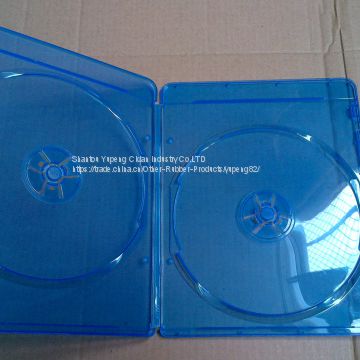 blue ray dvd cases blue ray dvd box blue ray dvd cover 7mm double rectange good quality with lower price (YP-D864H)