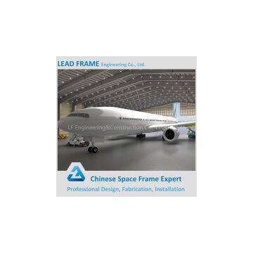 Long Span Light Type Prefab Steel Grid Space Frame Airplane Hangar
