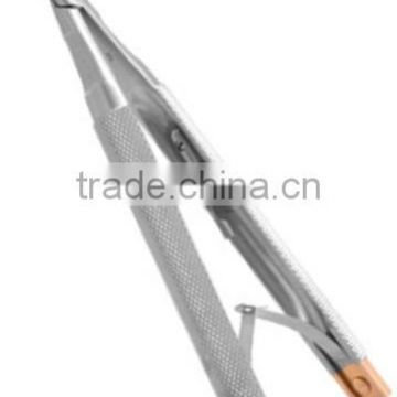 Barraquer Reverse Needle Holder T.C Tungsten Carbide Insert