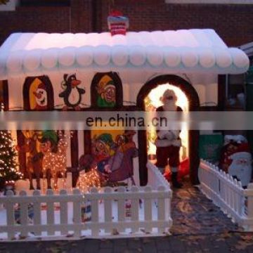 Hot sale event decoration inflatable christmas house