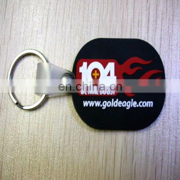 any shape and logo soft pvc rubber keychain