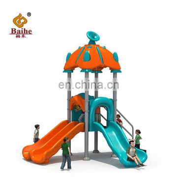 2020 Simple Design Customized Eco-friendly Small Outdoor Playground Plastic Slide