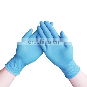 nitrile medical gloves powder free blue nitrile gloves disposable