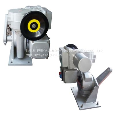 Rotary foot mounted Intelligent 4-20mA Butterfly Valve  Electric Actuator ymb+rs250f ymb+rs250k
