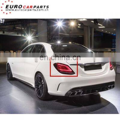 C class W205 C63 tail light old to 2019 year new style fit for C class 2016-2018 flow tail light