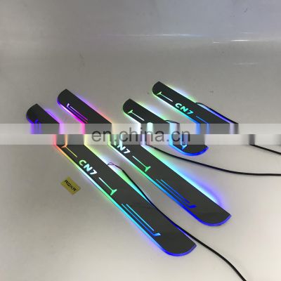 Led Door Sill Plate Strip for Hyundai elantra cn7  dynamic sequential style step light door decoration step