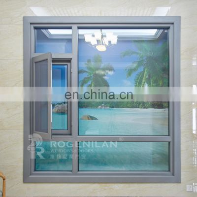 Quality waterproof aluminum profiles glass awning casement window China manufacture
