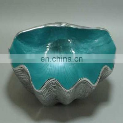sea shell design aluminium bowl