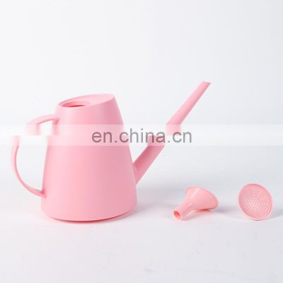 Hot Sale High Quality Elegant Modern Small Custom Pink Plant White Plastic Watering Can
