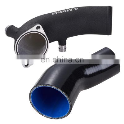High Flow Turbo Inlet Pipe With Silicone Hose Fit Audi 3.0 TFSI 2017+ b9 s4 air intake