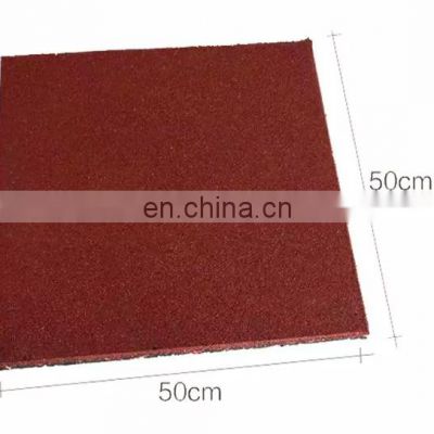 Outdoor rubber flooring stable rubber floor tile for playground
