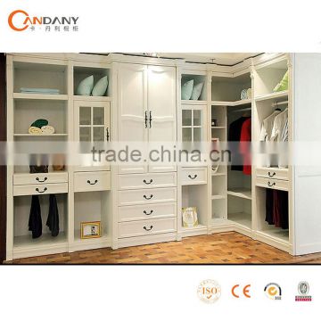 Open style solid wood wardrobe, aluminium wardrobe