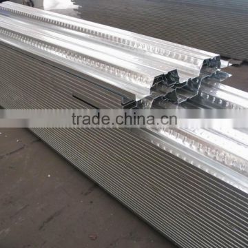 Decking tile galvanized for construction / industrial building use
