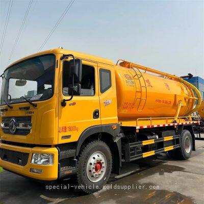 Dongfeng 4 * 2 sewage transport vehicle with a capacity of 15000L