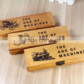 Solid wood pencil box on promotion