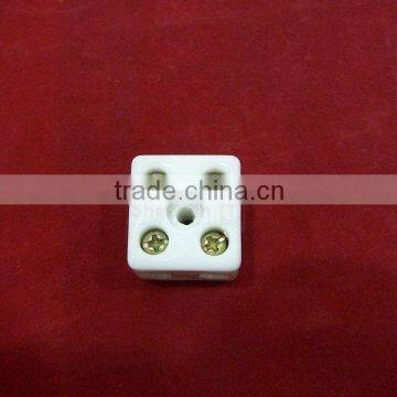 High alumina terminal connector block ceramic