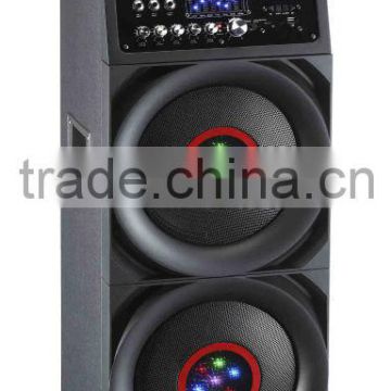 Hot Sale! Active speakers with Remote control,LED display,Support USB/SD card,FM radio,Guitar ,Karaoke,Bluetooth,PL-210IBT