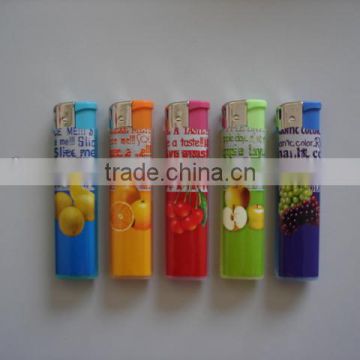 FH-810 disposable/refillable electronic lighter with sticker
