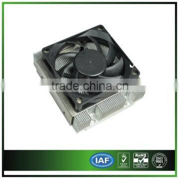 Extruded Aluminum Heatsink with Fan for Communication Equipment